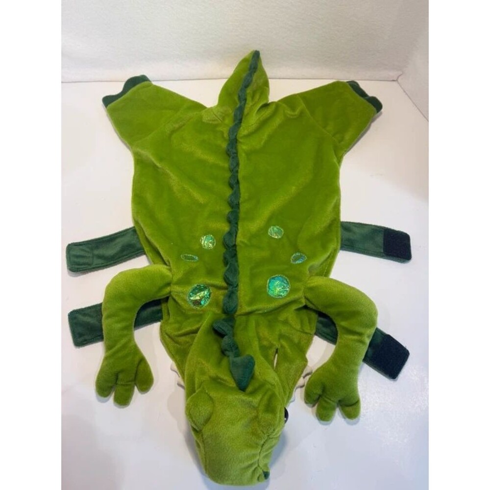 Doggiduds Pet Dog Green Dinosaur Halloween Costume Size Small